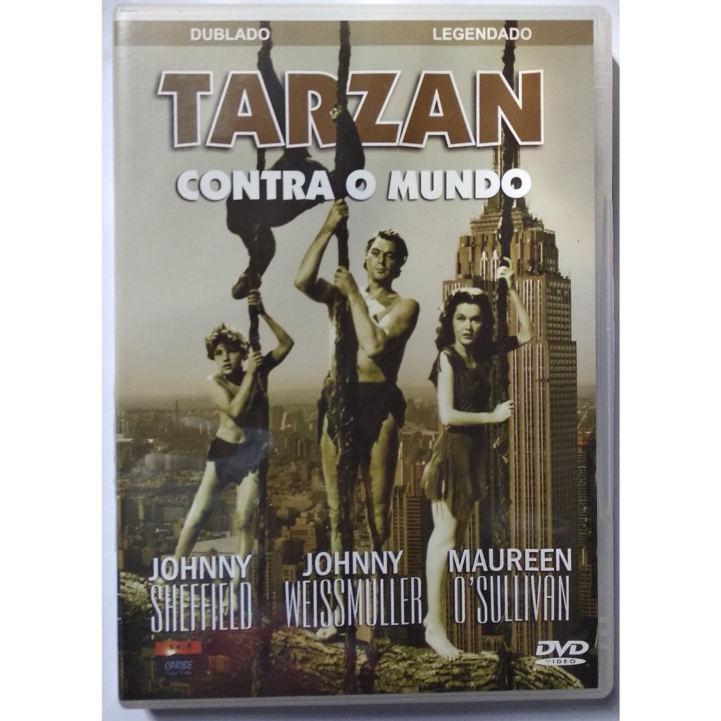Dvd Tarzan Contra O Mundo - Johnny Weissmuller - Dubl Leg