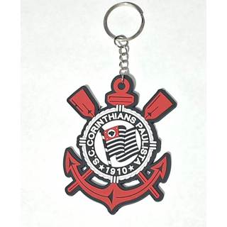 Chaveiro Escudo Corinthians 8cm Emborrachado 2 Unidades em Oferta na Shopee