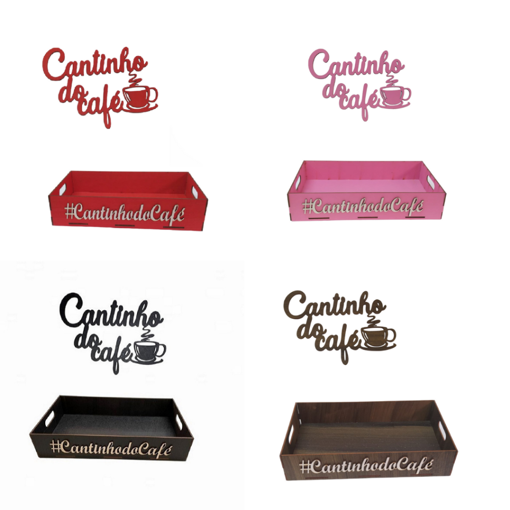 Decoração cantinho do café escrito + bandeja para escritorio, salão beleza, clinica