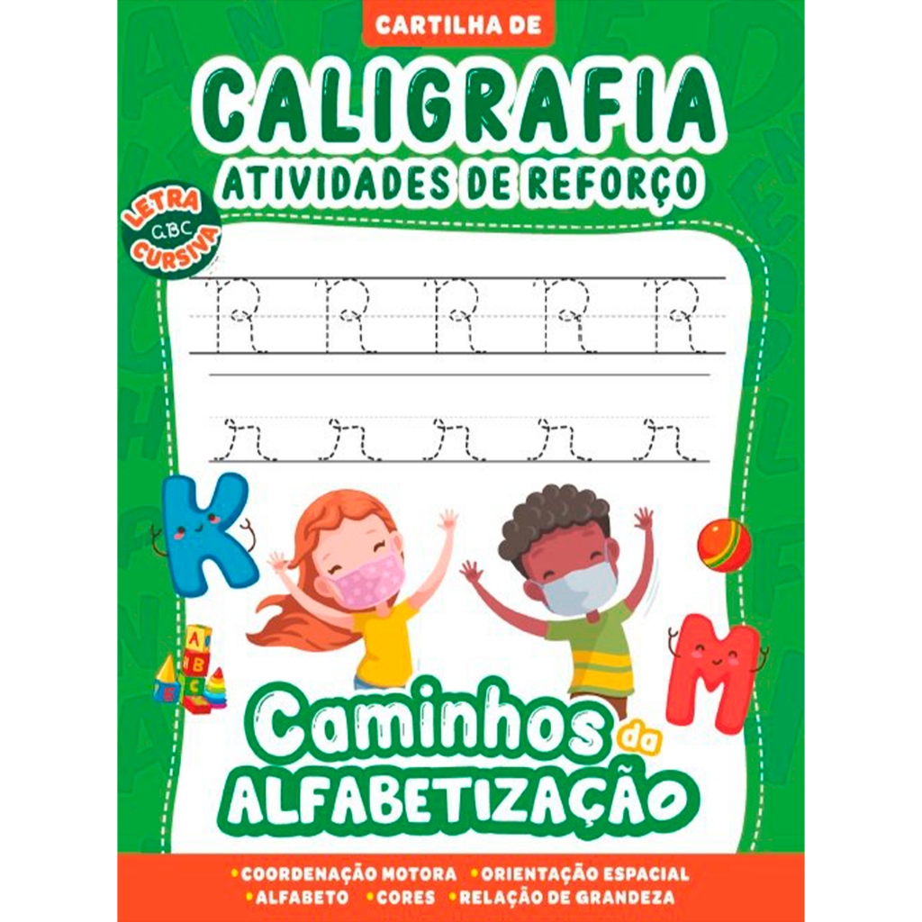 Cartilha Caminhos da Alfabetização - Caligrafia e Atividades de Reforço Vol. 03 - Books & Magazines