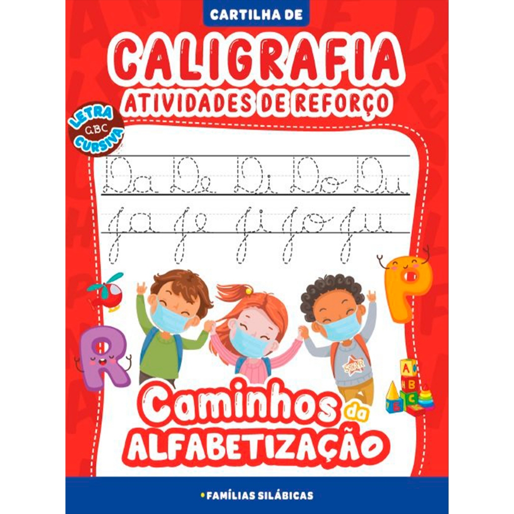 Cartilha Caminhos da Alfabetização - Caligrafia e Atividades de Reforço Vol. 04 em Oferta na Shopee