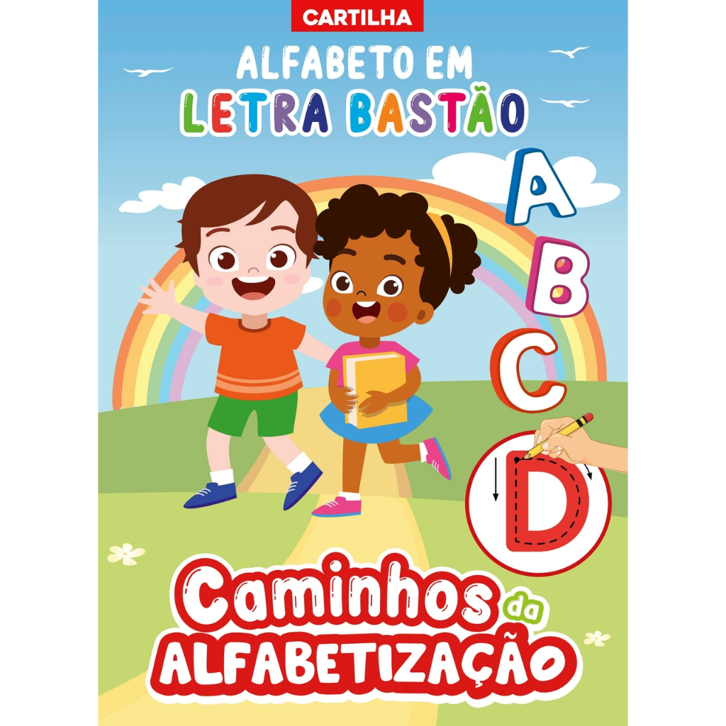 Cartilha Caminhos da Alfabetização - Letra Bastão em Oferta na Shopee