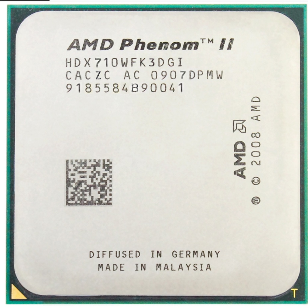 Processador X3 710 Amd Phenom Ii Triple-core Am3 Am2 2,60mhz seminovo