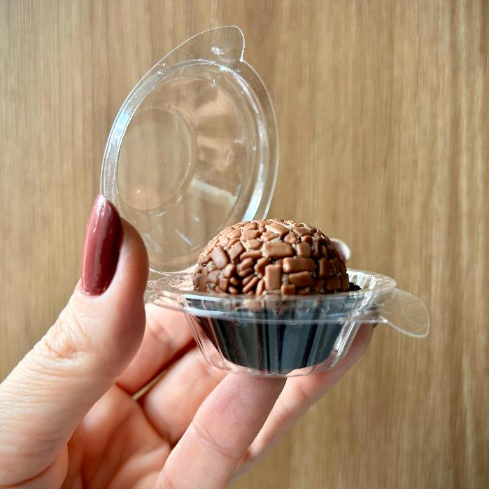 Porta Brigadeiro de Plástico Blíster Unitário - 100 unidades - Rizzo Embalagens em Oferta na Shopee
