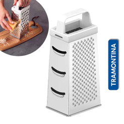 Ralador 4 Faces De Inox 22cm Tramontina - Com Alça P/ Queijos Legumes