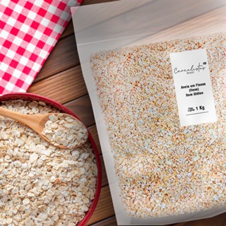 Aveia em Flocos Finos Sem Glúten (500g ~ 1 Kg) Cerealistas Brasil em Oferta na Shopee