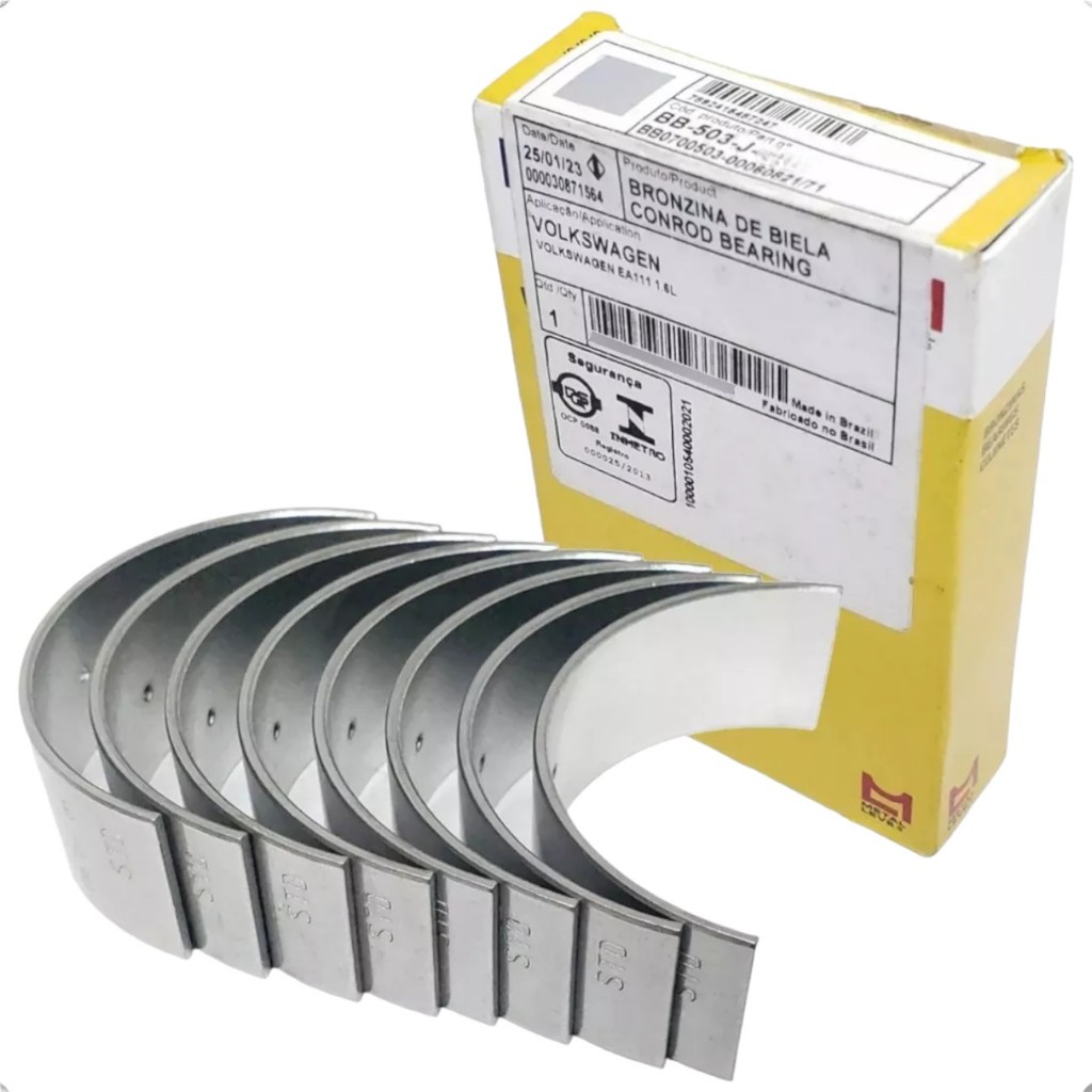 Bronzina De Biela Casquilho Movel Fox Gol Golf Voyage Saveiro 1.6 8v Ea111 1.8 20v 2001 A 2016