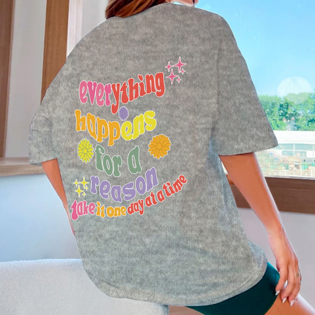 Camisa Cinza Academia Frente Lisa Personalizada Casual Blusa Oversized Camiseta Básica Estampa Cost