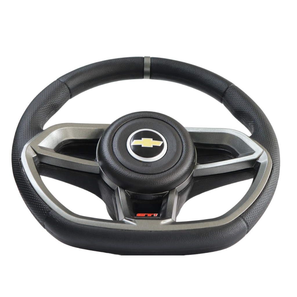 Volante Esportivo GTI Grafite Corsa Wagon Classic/Wind/Celta/Omega/Onix/Cobalt/Monza/Kadett/Prisma · foto 2
