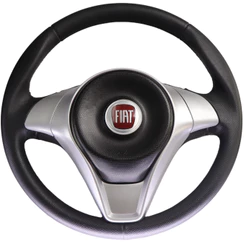 Volante Palio Prata Emblema Vermelho Marea palio idea Uno Brava Siena Strada Punto Stilo Ducato