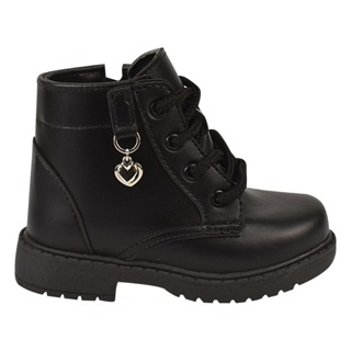 Bota Coturno Infantil Menina Feminina Cano Baixo 35024 em Oferta na Shopee