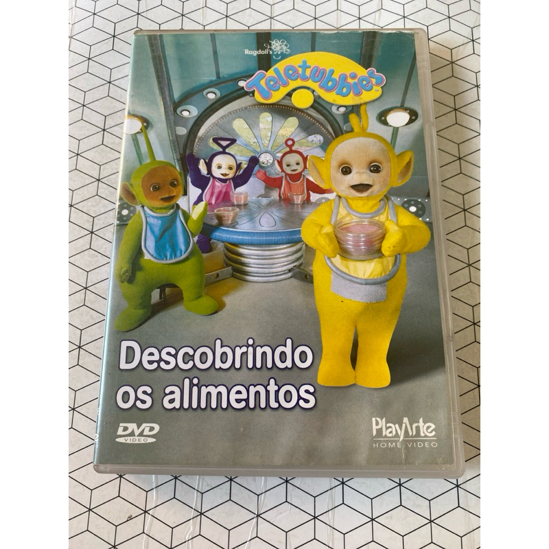 Dvd original Teletubbies descobrindo os alimentos