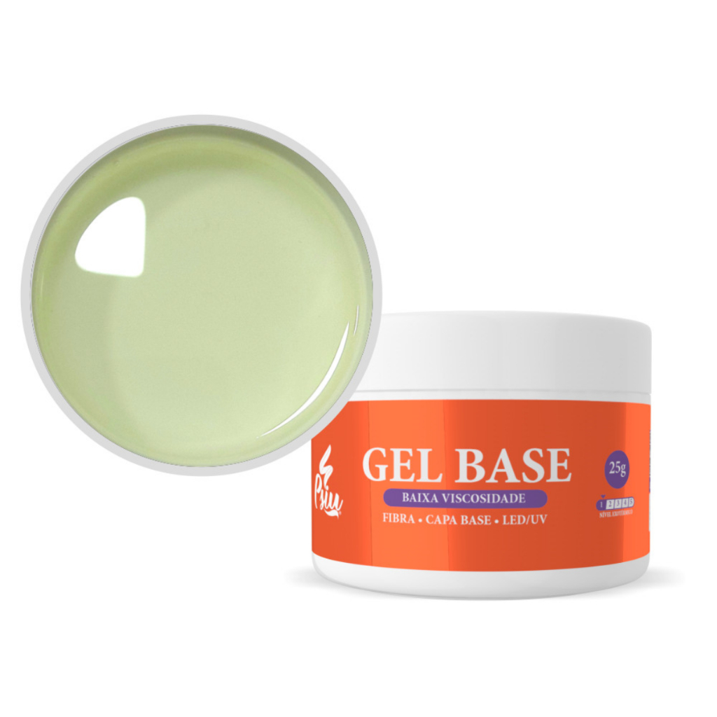 Psiu Gel Base 25g Liquido - Alongamento De Unhas De Gel Fibra