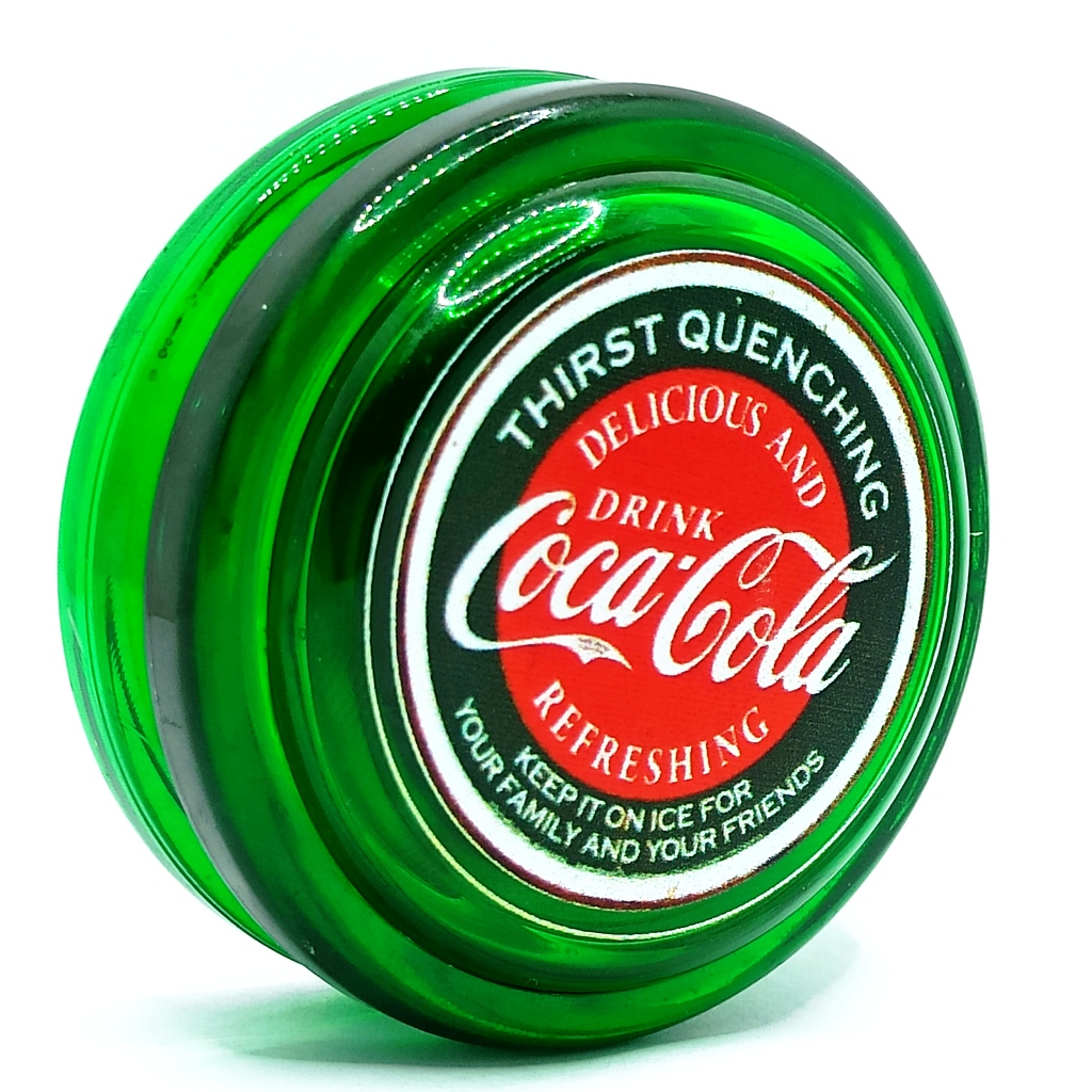 ioio Lançamento Colecionadores Coca-Cola serie Retrô yoyo Pró + 3 cordas de poliéster