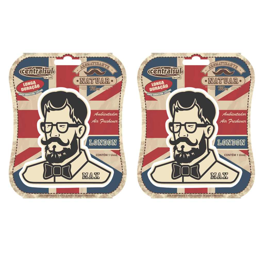 Kit 2 Aromatizante Miniatura London Centralsul em Oferta na Shopee