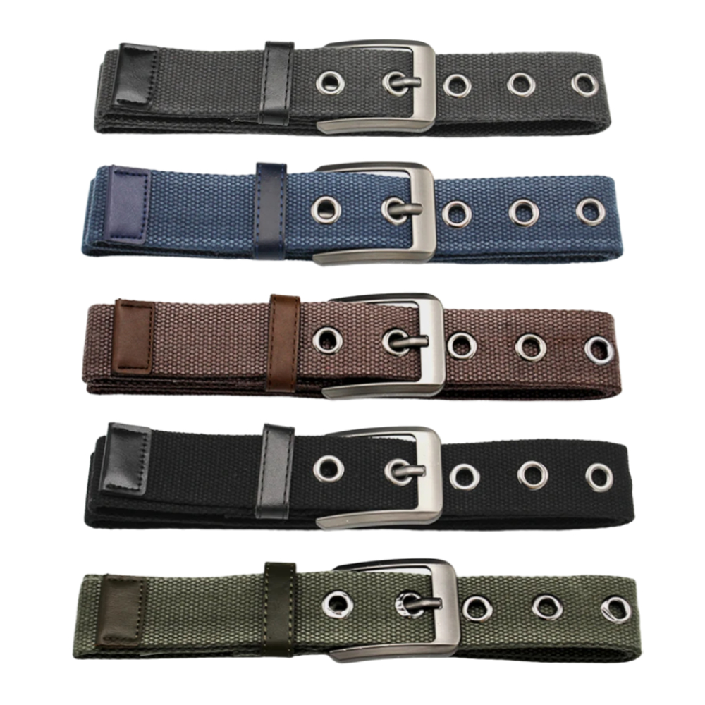 Kit 12 Cintos Masculino Lona Reforçado Sintético Varias Cores em Oferta na Shopee