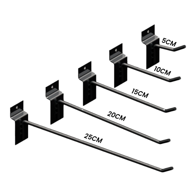 Ganchos para Painel Canaletado em Diversos Tamanhos e Cores - 30 Und Otima Qualidade em Oferta na Shopee