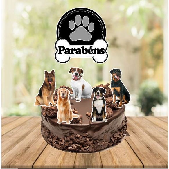 Bolo Tema Cachorros: Onde Comprar | BuscaProdutos