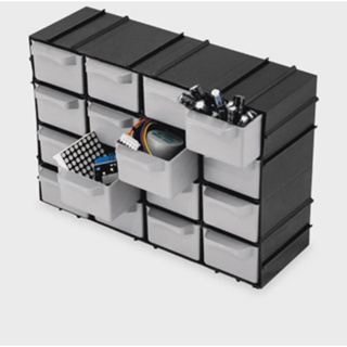 Gaveteiro Plástico Organizador Com 16 Gavetas Pequeno para pesca, remédios e parafusos 7001 TOY25401 em Oferta na Shopee