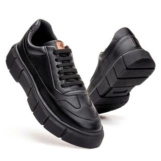 Tenis Masculino Elegante Sola Alta Estiloso Moderno Passeio Trabalho Palmilha Conforto