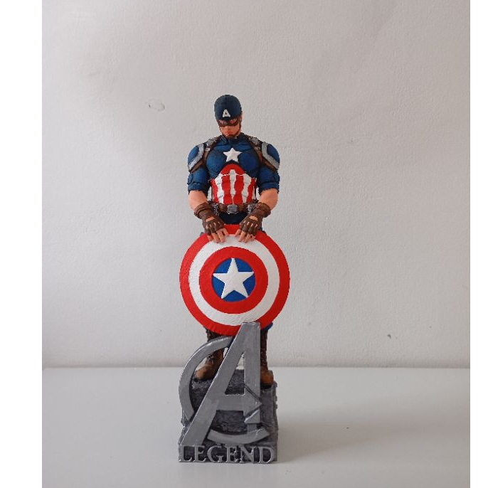Figura de Ação Capitão América Marvel 21cm Figure Hobbies e Coleções em Oferta na Shopee