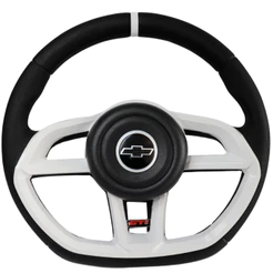 Volante Esportivo GTI Branco Corsa Wagon Classic/Wind/Celta/Omega/Monza/Kadett/Prisma