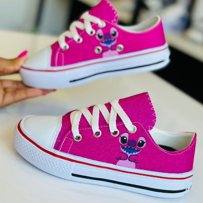 Tênis Botinha Infantil Masculina Feminina Casual Confortável Personagem Envio Imediato