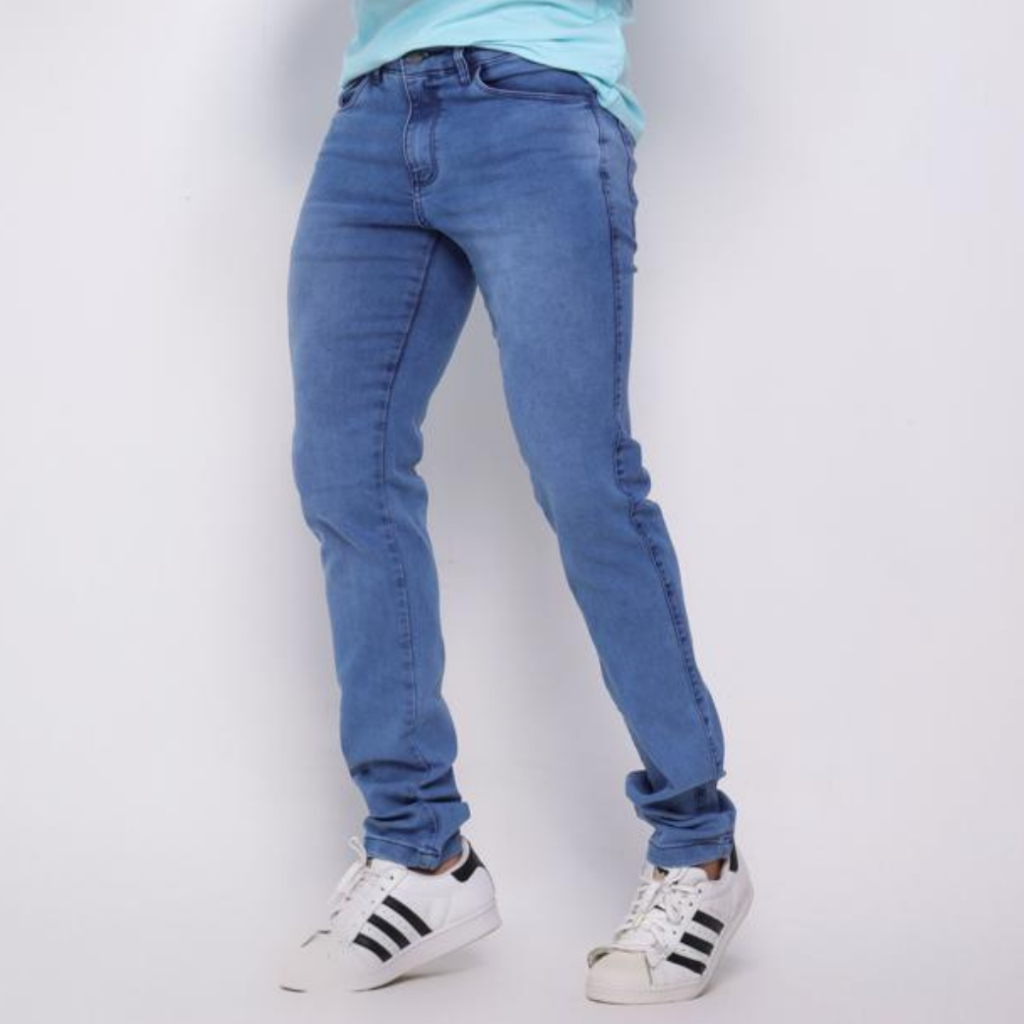 Calça Masculina Jeans Premium Tradicional Com Elastano Lycra Calça Jeans Masculina