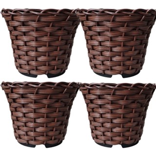 Kit 4 Vasos para Plantas Azaléia Decorativo Fibra Sintética em Oferta na Shopee