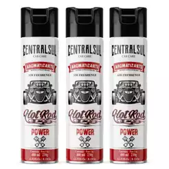3 Aromatizante Automotivo Hot Rod Power Centralsul 400ml