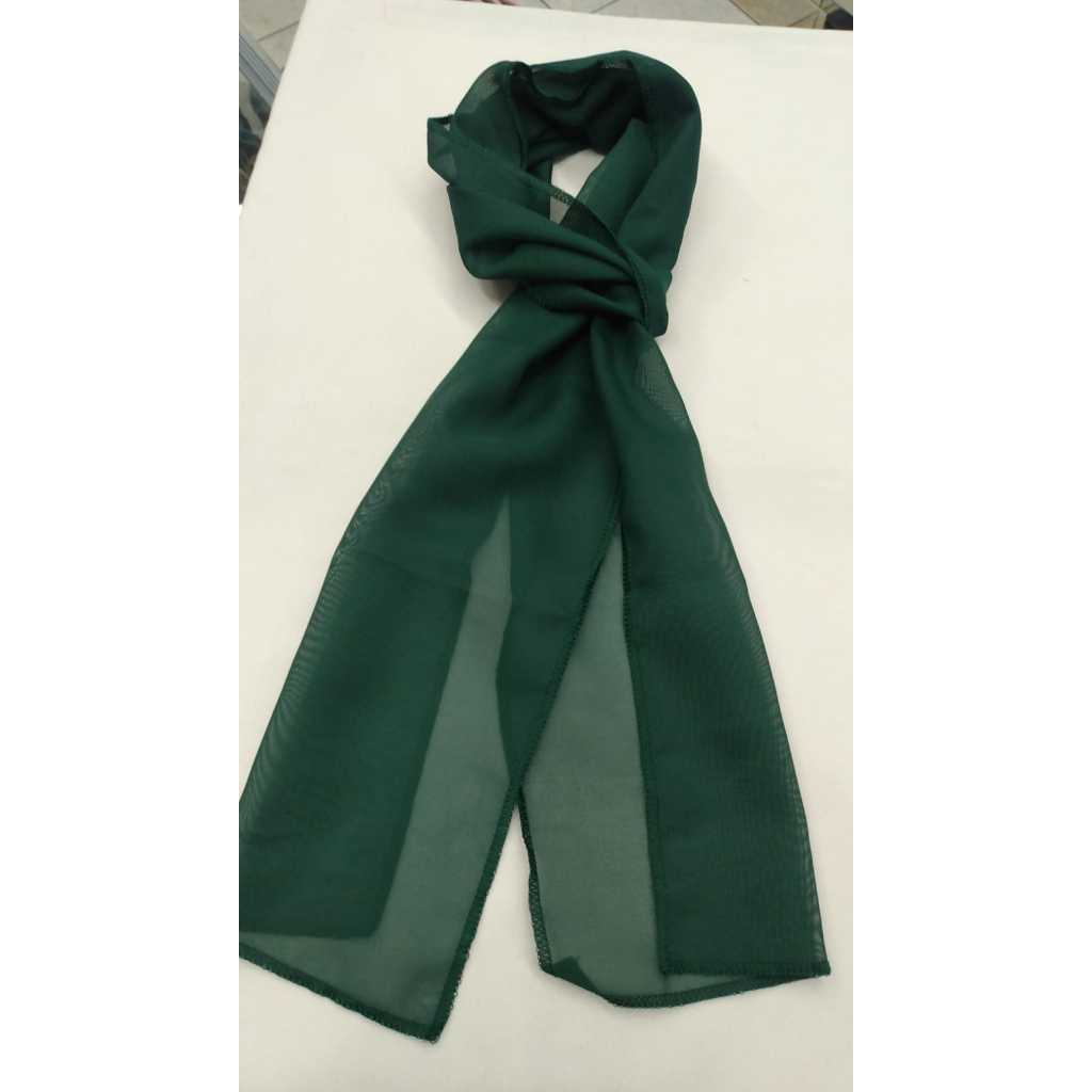 LENÇO ECHARPE DE CHIFFON VERDE MUSGO CONGRESSO FESTIVIDADE em Oferta na Shopee