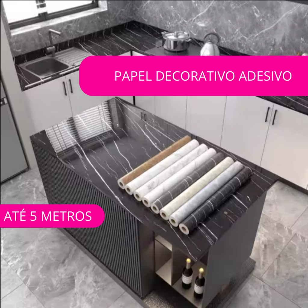 Papel De Parede Painel Decorativo Autoadesivo Lavável Resistente a Agua/Óleo