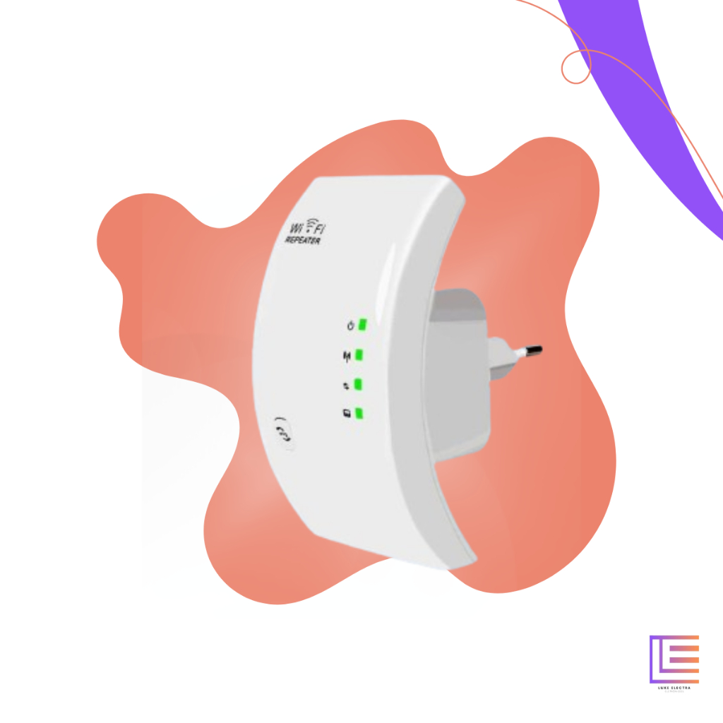 Repetidor Wifi Amplificador De Sinal Wireles Com Cabo De Rede RJ-45 Bivolt Original Envio Imediato