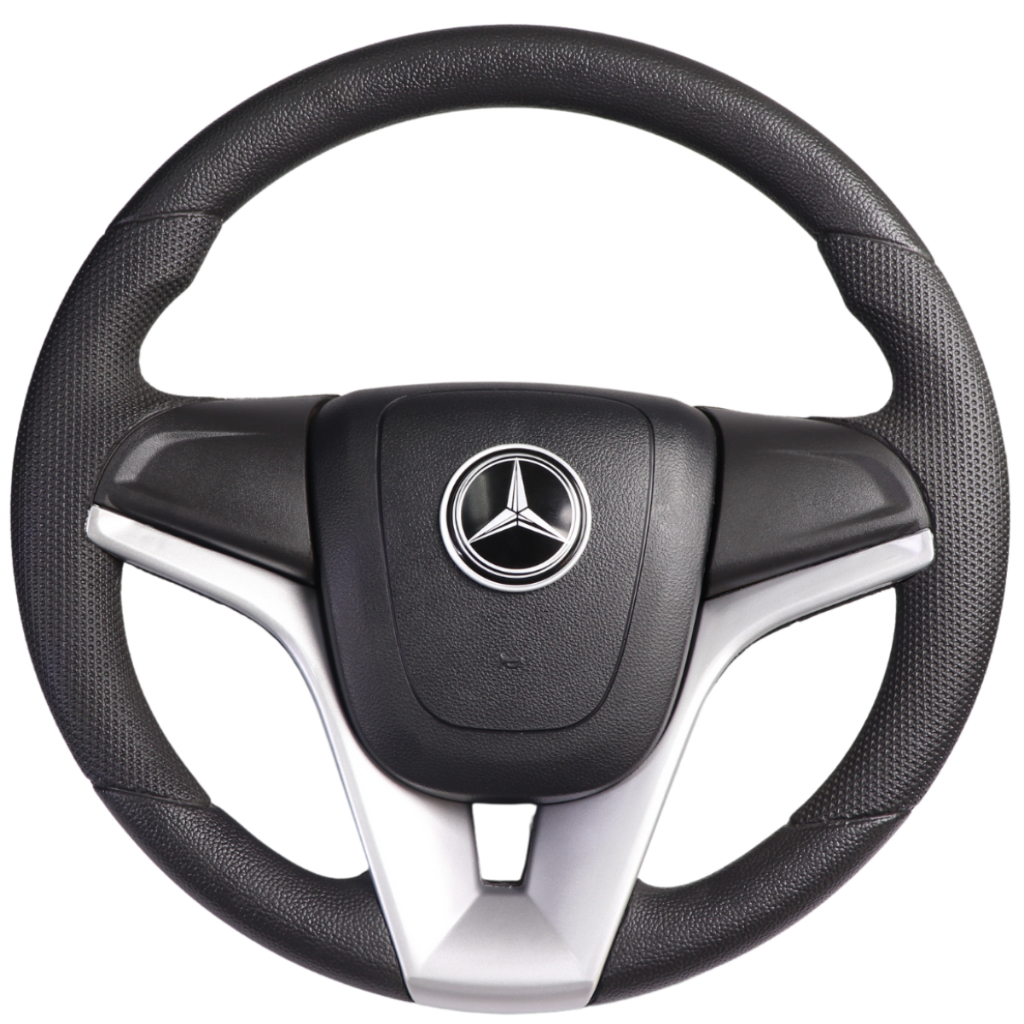 Volante Prata Esportivo Para Caminhão Mercedes Bens 1620 1111 1113 710