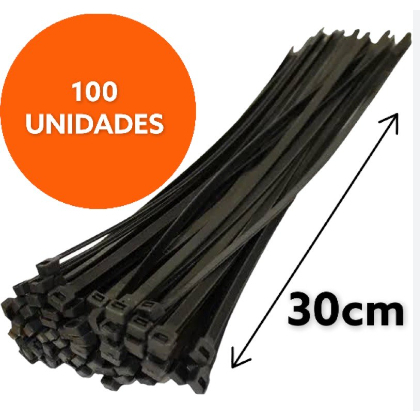 abraçadeira enforca gato de nylon preto 250MM/abraçadeira enforca gato branca 300MM