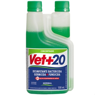 Desinfetante Concentardo Bactericida Vet+20 500 mL em Oferta na Shopee