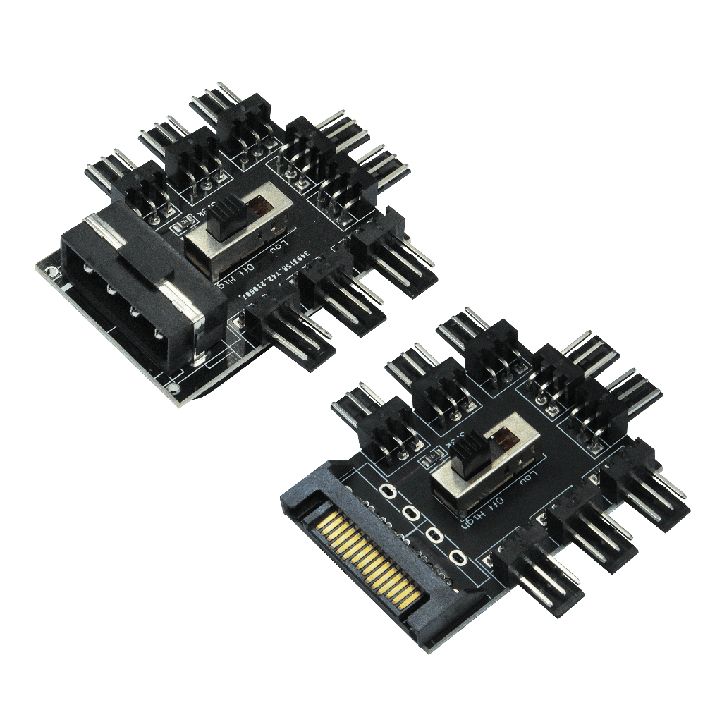 Hub Multi Fan para 8 Coolers 3 Pinos DC