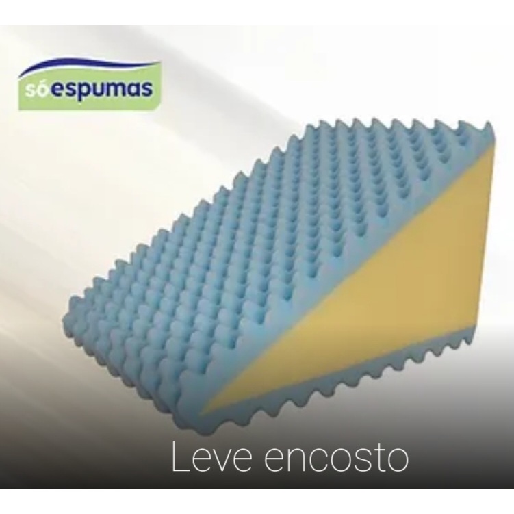 Travesseiro Encosto Triangular Ortopédico Com Capa tamanho 63x42x39 em Oferta na Shopee