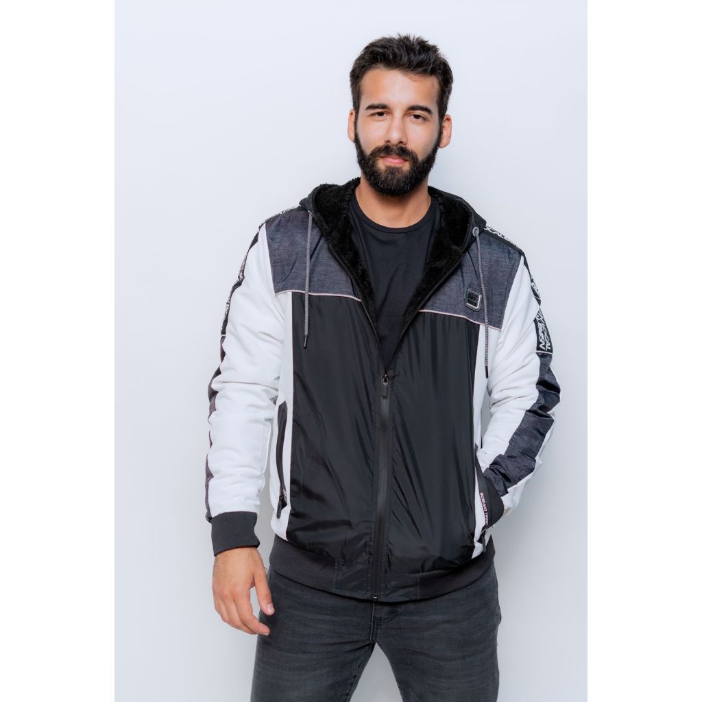 Jaqueta Corta Vento Forrada com Pelo