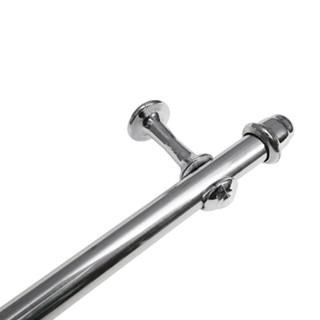 Varão de Cortina 1,20 Metros 19mm Cromado Cortinas Blackout Vara Varal Completo Instalação em Oferta na Shopee
