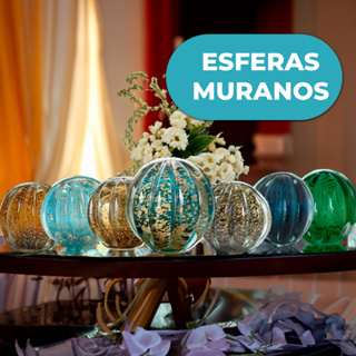 Centro de Mesa em Murano Esfera Todas as Cores e Tamanho Decoração Mesa Mimos Shopee em Oferta na Shopee