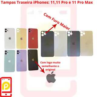 Tampa Traseira De Vidro iPhone 11, 11 Pro e Pro Max em Oferta na Shopee