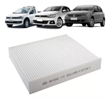 FILTRO DE CABINE AKX35163  - Linha MB/ MAHINDRA/ GOL - Marca WEGA