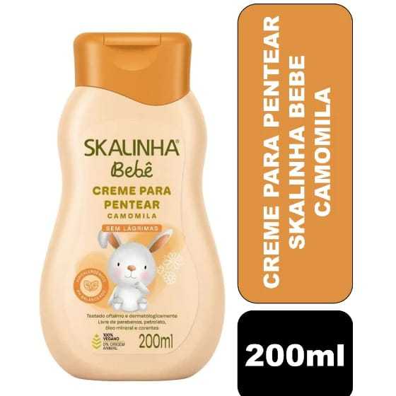 Creme Para Pentear Camomila Skalinha Bebê 200ml