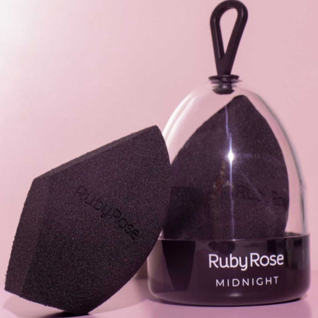 Esponja Chanfrada Para Base MIDNIGHT - RUBY ROSE