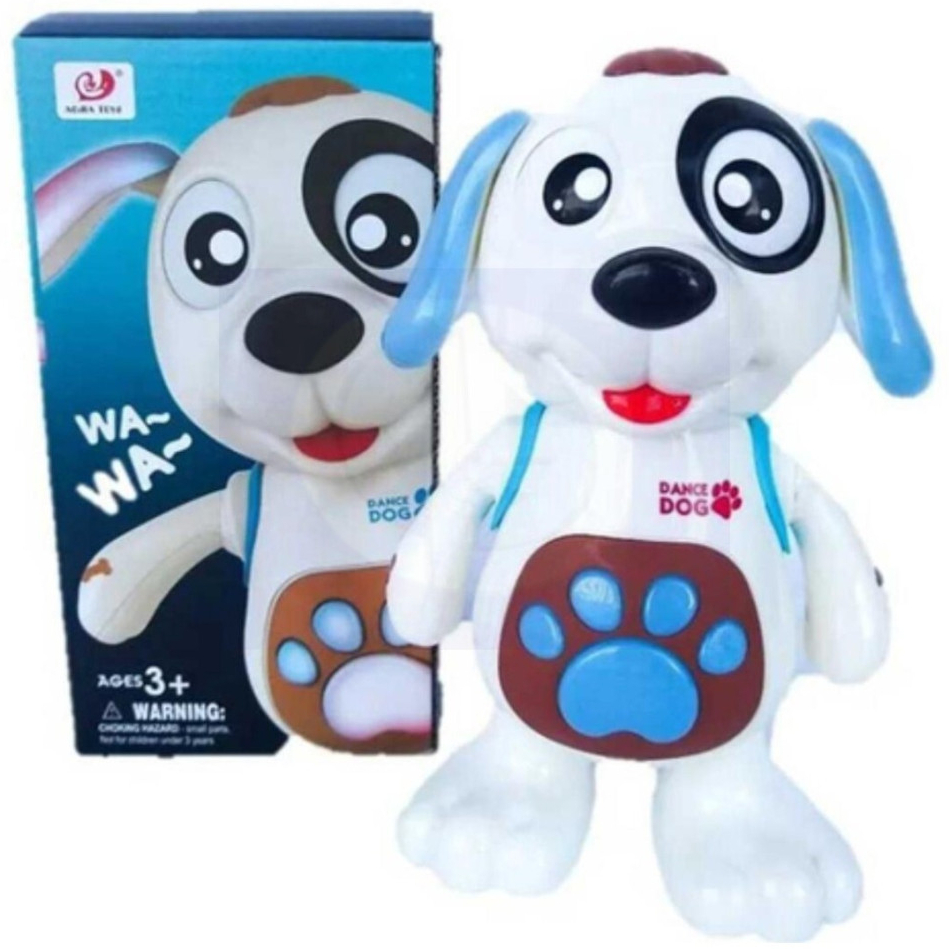 Filhotinho Cachorro Robô Anda Com Som E Luz Cachorrinho Bebê