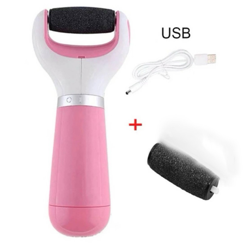 esfoliador eletrico motor strong lixa de pés removedor de calo rachaduras + 2 substituições