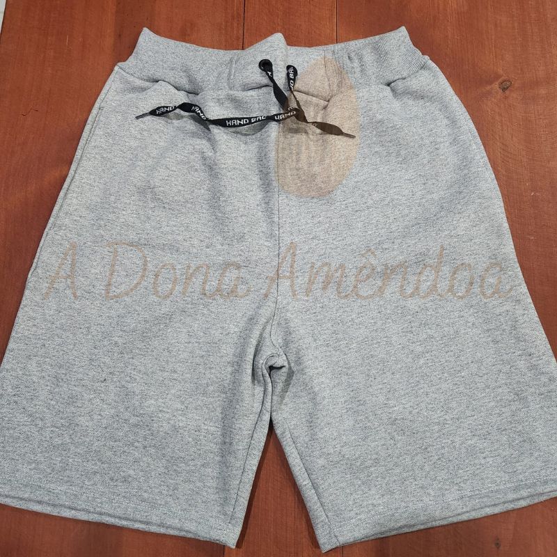 Bermuda Moletom Casual Masculina Com Bolso e Amarração Shorts Treino Academia -  Kit com 4 Un, 2 Un e 1 Un.
