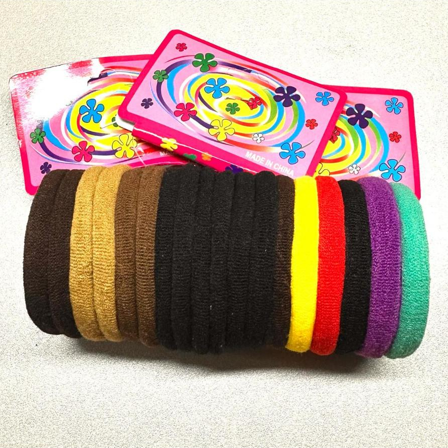 6 Kit Elastico Rabico Prender Cabelo Xuxinha Lycra Lacinho