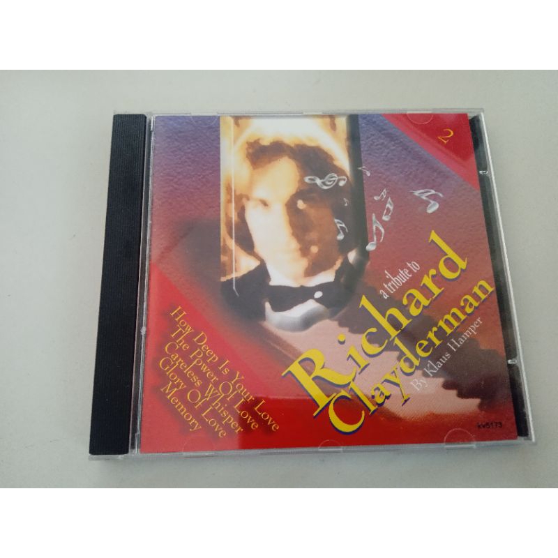 CD a tribute to Richard clayderman by Klaus hamper ótimo estado mídia e capa